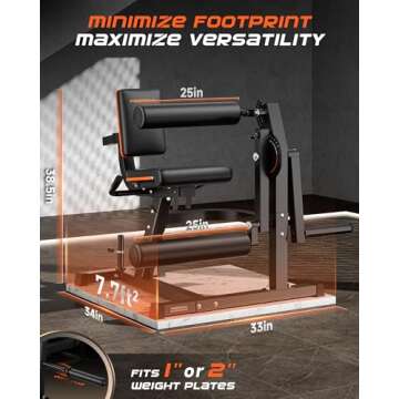 FEIERDUN 4-in-1 Adjustable Leg Extension Curl Machine - 700lbs Capacity Leg Extension Machine for Lower Body Workouts - Adjustable Leg Curl Machine, Home Gym Weight Machine