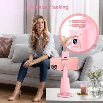 Smart 360° Face Tracking Phone Tripod with Remote Control