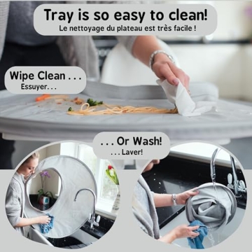 Tidy Tot Bib & Tray Kit - Mess Proof Feeding Solution