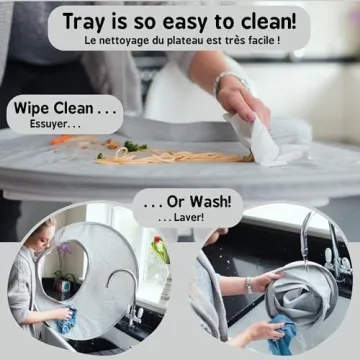 Tidy Tot Bib & Tray Kit - Mess Proof Feeding Solution