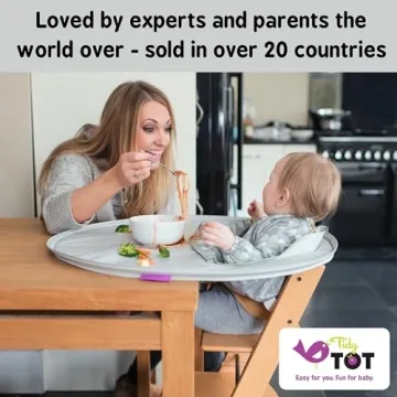 Tidy Tot Bib & Tray Kit - Mess Proof Feeding Solution