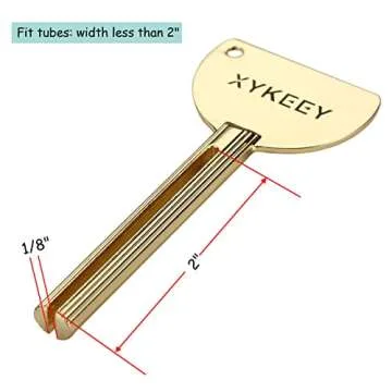 Tube Key Tooth Paste Squeezer – Set of 3 Manual Toothpaste Squeezer, XYKEEY Toothpaste Tube Squeez...