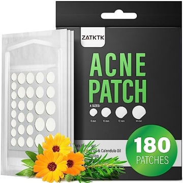 ZATKTK Acne Pimple Patch 180 Count with Natural Oils