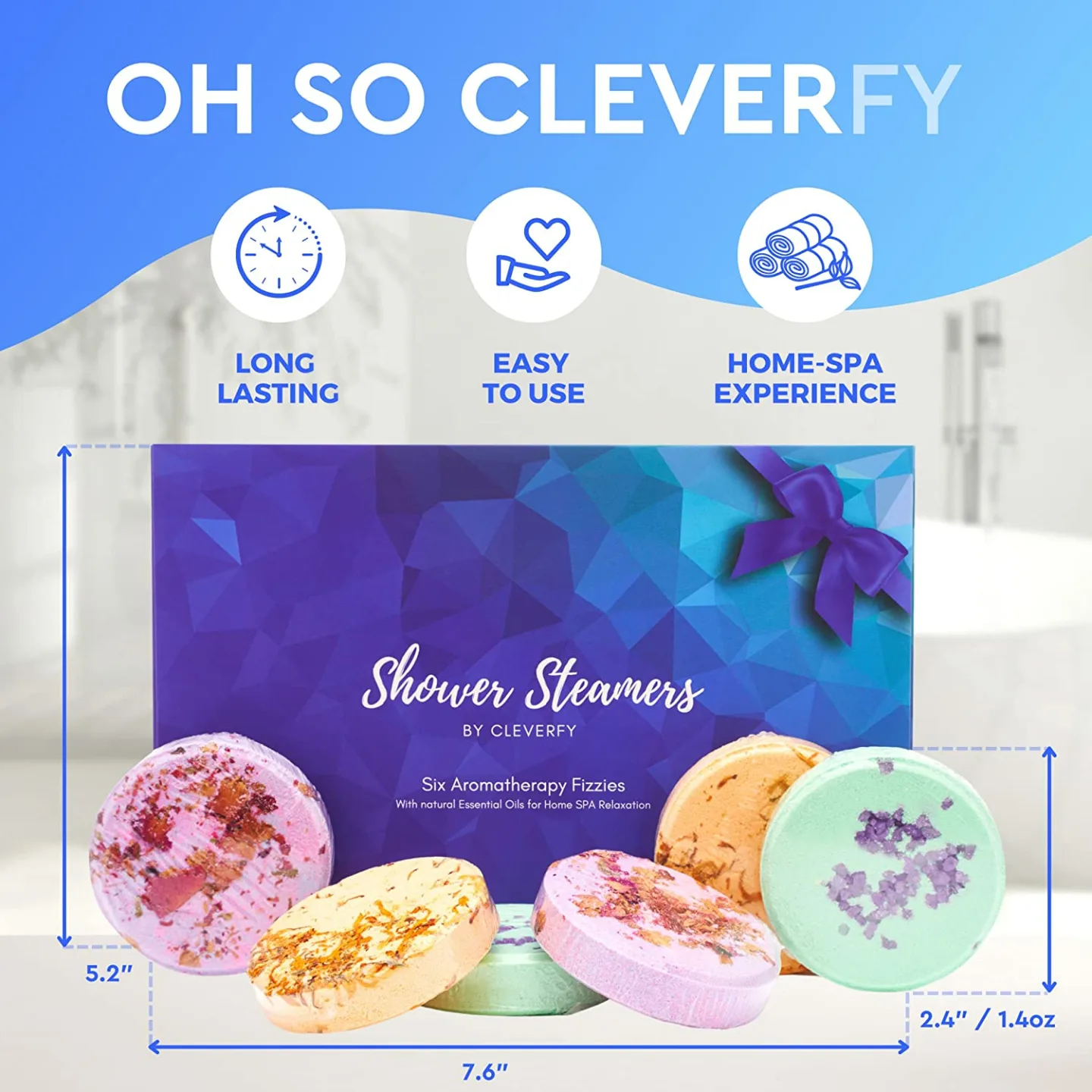Cleverfy Shower Steamers - Aromatic Spa Experience