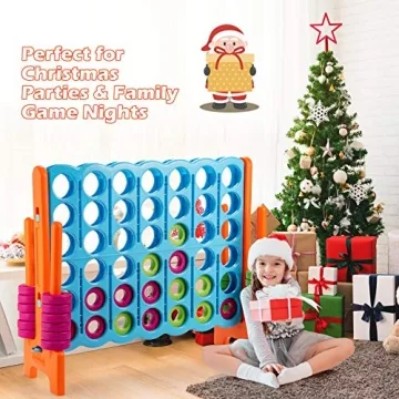 COSTWAY Jumbo 4-to-Score Game Set for Indoor & Outdoor Fun