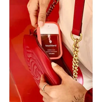 Candy Red Touchland Mist Case | Stylish Hand Sanitizer Accessory