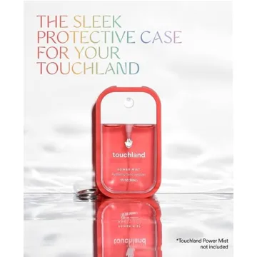 Candy Red Touchland Mist Case | Stylish Hand Sanitizer Accessory
