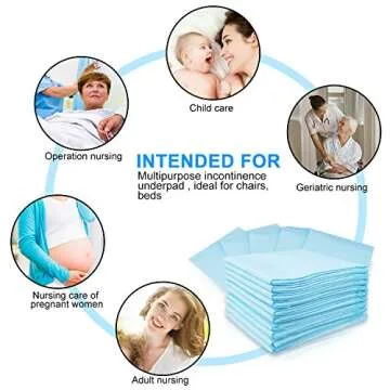 Zdolmy Baby Disposable Changing Pads - 20Pack Leak-Proof