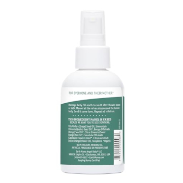 Earth Mama Belly Oil | Natural Stretch Mark Prevention Oil