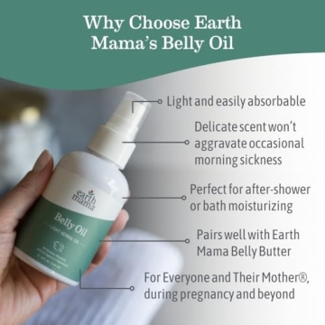Earth Mama Belly Oil | Natural Stretch Mark Prevention Oil