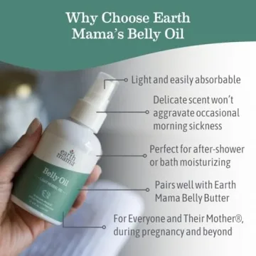 Earth Mama Belly Oil | Natural Stretch Mark Prevention Oil