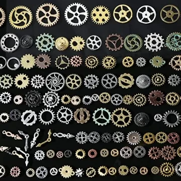 Artistic Steampunk Gears - 200g Quality Crafting Charms