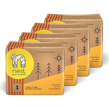 Nest Baby Diapers, Premium Plant-Based Comfort for Babies
