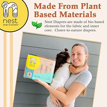 Nest Baby Diapers, Premium Plant-Based Comfort for Babies