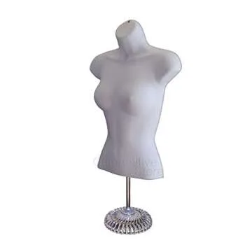 EZ-Mannequins Female Mannequin Torso for Craft Shows