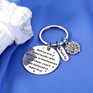 Cheer Coach Keychain Gift for Cheerleaders and Coaches