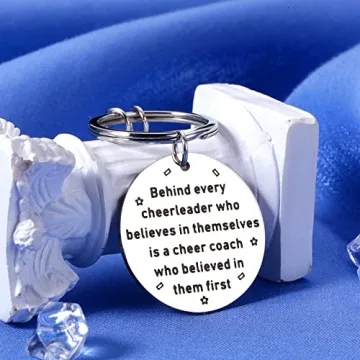 Cheer Coach Keychain Gift for Cheerleaders and Coaches