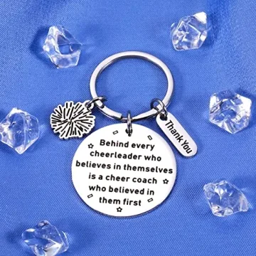 Cheer Coach Keychain Gift for Cheerleaders and Coaches