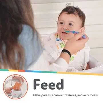 Nuby Mighty Blender - 22-Piece Baby Food Maker Set