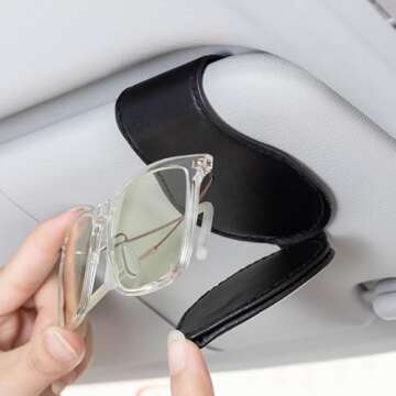 Minnie Mouse Car Sunglasses Holder for Convenient Storage