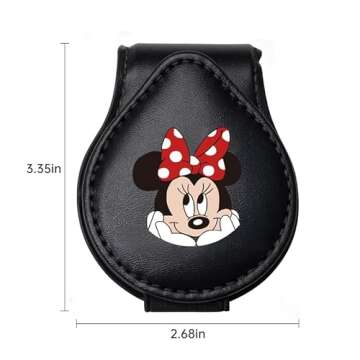 Minnie Mouse Car Sunglasses Holder for Convenient Storage