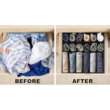 Simple Houseware Organizer Set for Closet and Drawer