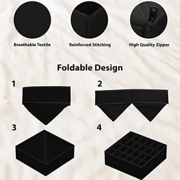 Simple Houseware Organizer Set for Closet and Drawer