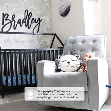 Delta Children Gavin Recliner Glider Swivel Chair for Nursery