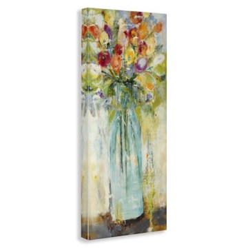 Stupell Rustic Spring Bouquet Canvas Wall Art 17x40