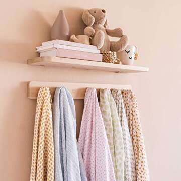 Organic Swaddle Blankets - Soft & Breathable 3 Pack