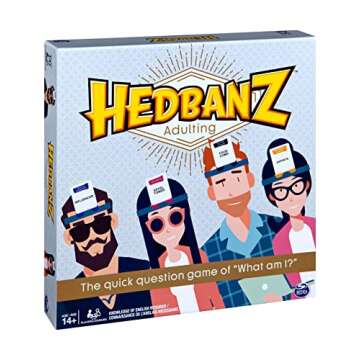 Spin Master Games Hedbanz Adulting, Hilarious Party Game of Guessing and Charades for Millennials