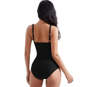 RXRXCOCO Women's One Piece Swimsuit Tummy Control