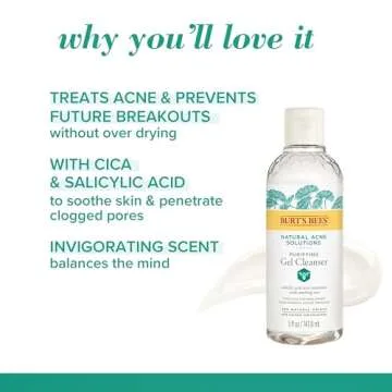 Natural Acne Solutions Gel Cleanser for Clear Skin