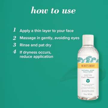 Natural Acne Solutions Gel Cleanser for Clear Skin