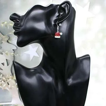 Stylish Christmas Dangle Earrings for Holiday Parties