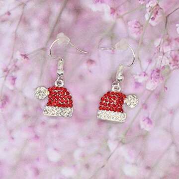 Stylish Christmas Dangle Earrings for Holiday Parties