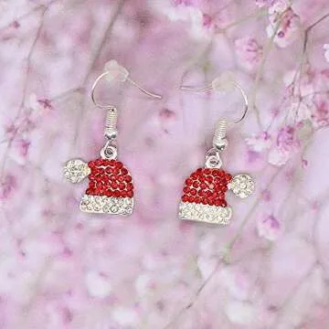 Stylish Christmas Dangle Earrings for Holiday Parties