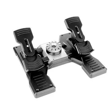 Logitech G Pro Flight Yoke System + Pro Flight Rudder Pedals Bundle
