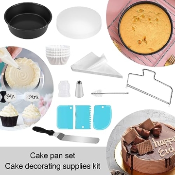 171 Piece Versatile Cake Pan Set with Decorating Supplies