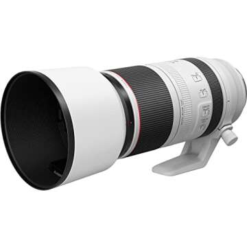 Canon RF100-500mm F4.5-7.1 L is USM Lens, Super-Telephoto Zoom Lens, Compatible with EOS R Series Mirrorless Cameras, White
