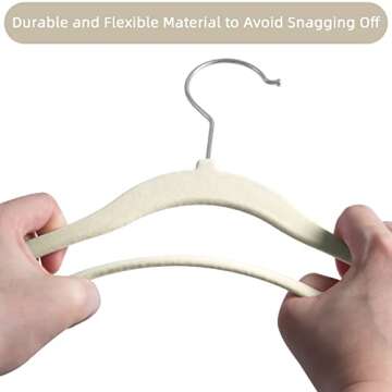 GoodtoU Kids Velvet Hangers, Non-Slip 30 Pack for Children