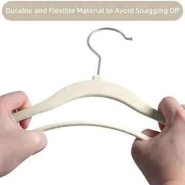 GoodtoU Kids Velvet Hangers, Non-Slip 30 Pack for Children