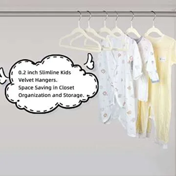 GoodtoU Kids Velvet Hangers, Non-Slip 30 Pack for Children