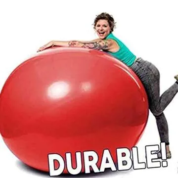 72 inch Giant Human Balloon - Round Climb-in Balloon Thick Latex Balloon for Baby Shower Garland Wedding Photo Booth Birthday Party Supplies Arch Decoration Engagement Anniversary Christmas Festival