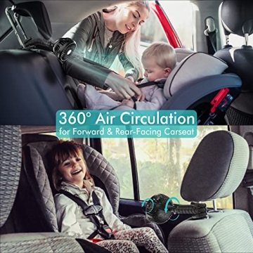 AMACOOL Portable Stroller Fan Flexible Tripod 3 Speeds