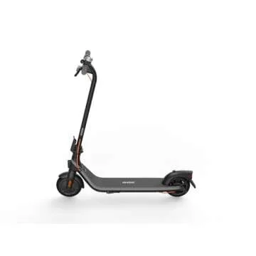 Segway Ninebot E2 Plus Electric KickScooter- 300W Brushless Motor, Up to 15.5 Mile Range & 15.5 MPH, 8.1" Shock-Absorbing Tires, Electronic Drum Brake, UL-2272 Certified