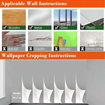 Stereoscopic Embossed Flower Butterfly 3D Wall Murals Wallpaper, Retro Nostalgic Poster Panorama Photo Paintings, Wall Decor for Living Room Restaurant Dance Studio 59" by 41"