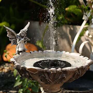 Solar Powered Fountain Pump - Eco-Friendly Bird Bath Decor