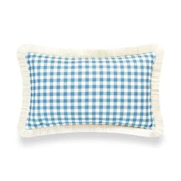 Hofdeco Coastal Lumbar Pillow Cover - Water Resistant 12x20 in