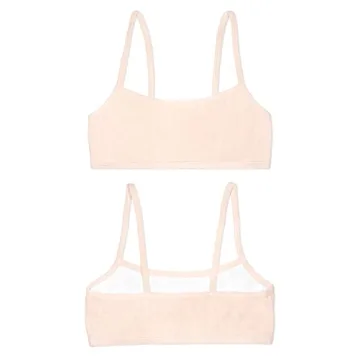 Fruit of the Loom Girls' Spaghetti Strap Sport Bra - Cotton Comfort